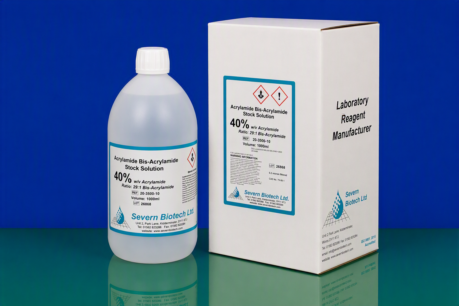 40% Acrylamide Bis-Acrylamide Solution in a 1Ltr Bottle