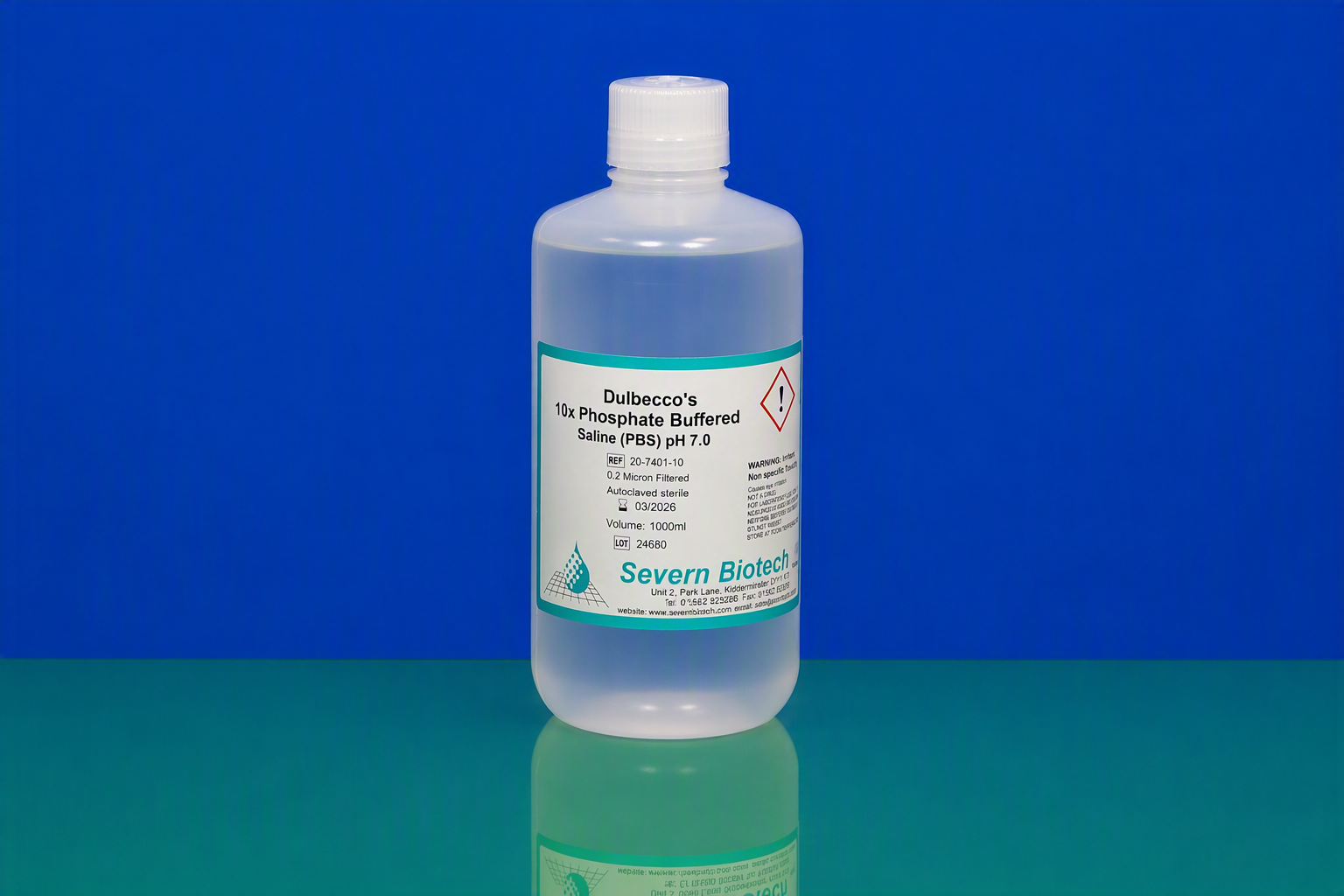 Dulbecco’s Phosphate Buffered Saline 1Ltr Bottle