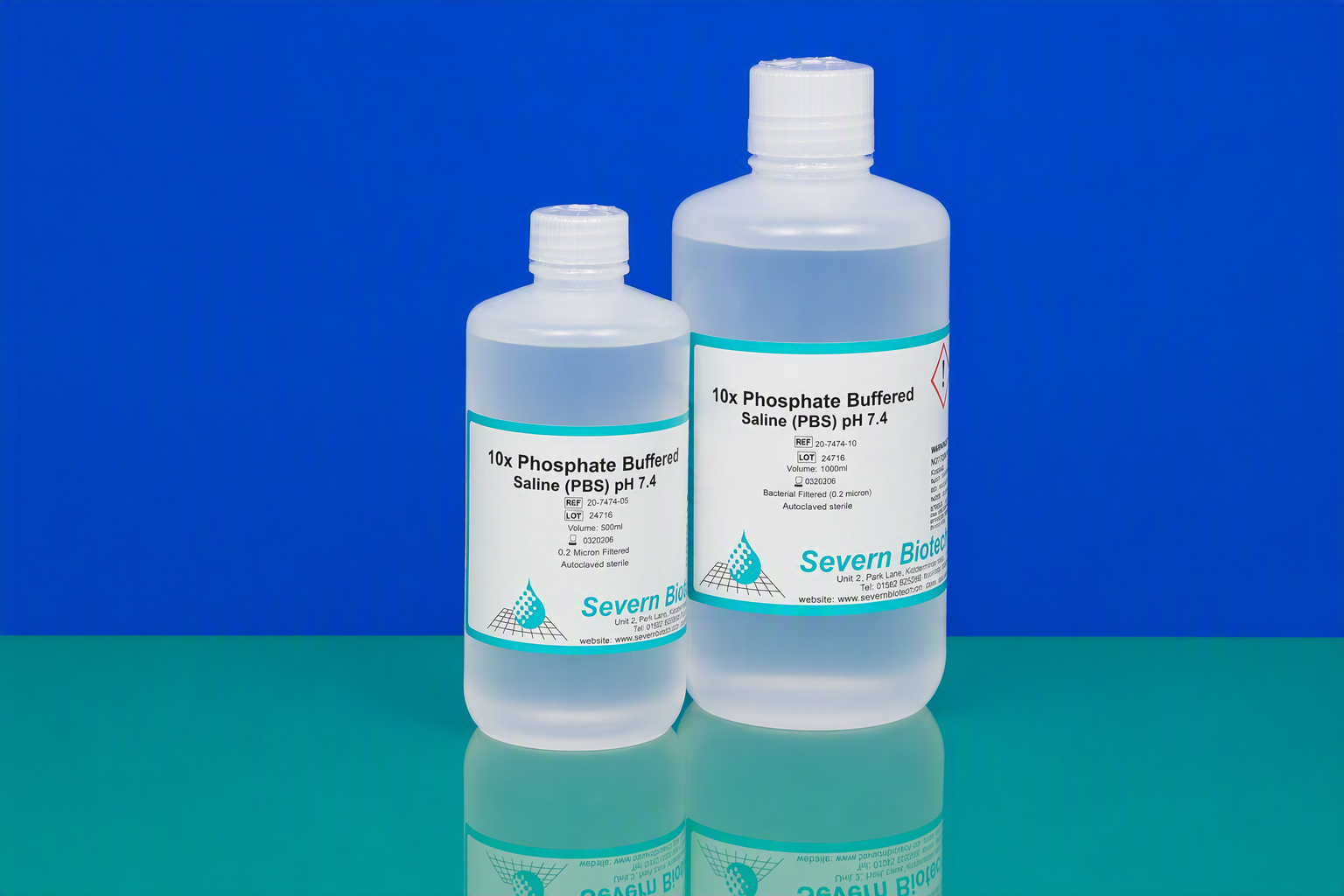 Phosphate-Buffered Saline (10X) Bottles