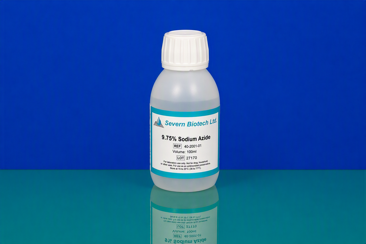 9.75% Sodium Azide in a 100ml Bottle